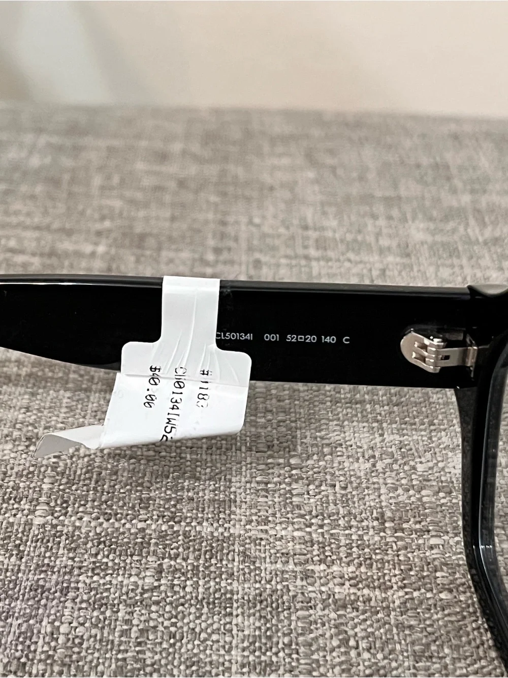 Celine Black Geometric Oversized Acetate Glasses - Picture 5 of 6